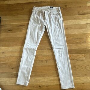 AG Stevie ankle jeans - cream